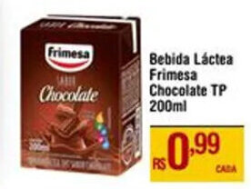 Max Atacadista Bebida Láctea Frimesa Chocolate TP 200ml oferta
