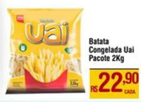 Max Atacadista Batata Congelada Uai Pacote 2Kg oferta