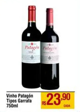 Max Atacadista Vinho Patagón Tipos Garrafa 750ml oferta
