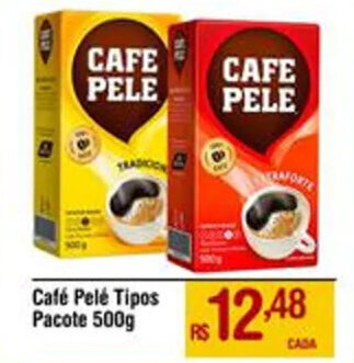 Max Atacadista Café Pelé Tipos Pacote 500g oferta
