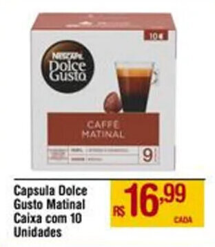 Max Atacadista Capsula Dolce Gusto Matinal Caixa com 10 Unidades oferta