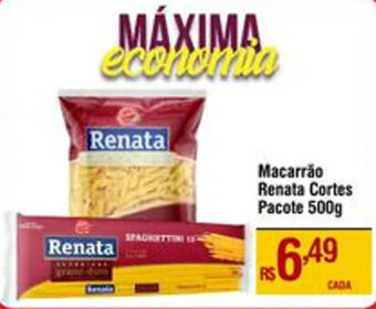 Max Atacadista Macarrão Renata Cortes Pacote 500g oferta
