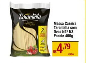 Max Atacadista Massa Caseira Tarantella com Ovos N2/N3 Pacote 400g oferta