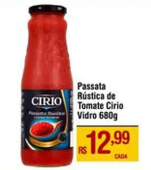 Passata Rústica de Tomate Cirio Vidro 680g