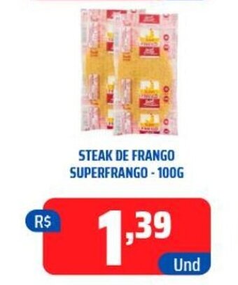 Tatico STEAK DE FRANGO SUPERFRANGO - 100G oferta