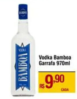Max Atacadista Vodka Bamboa Garrafa 970ml oferta