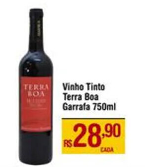 Max Atacadista Vinho Tinto Terra Boa Garrafa 750ml oferta