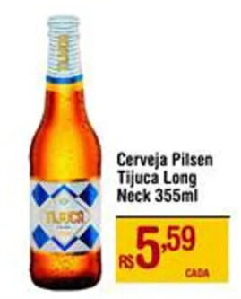 Max Atacadista Cerveja Pilsen Tijuca Long Neck 355ml oferta