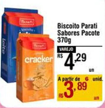 Max Atacadista Biscoito Parati Sabores Pacote 370g oferta