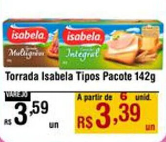Torrada Isabela Tipos Pacote 142g