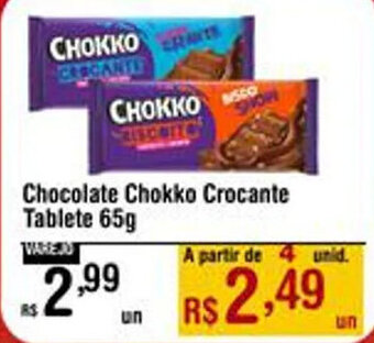 Chocolate Chokko Crocante Tablete 65g