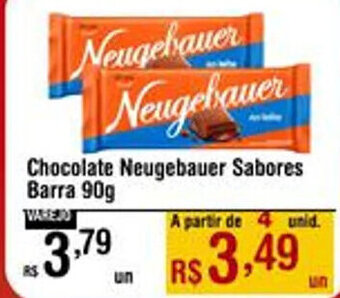 Max Atacadista Chocolate Neugebauer Sabores Barra 90g oferta