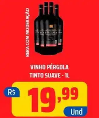Tatico VINHO PÉRGOLA TINTO SUAVE - 1L oferta
