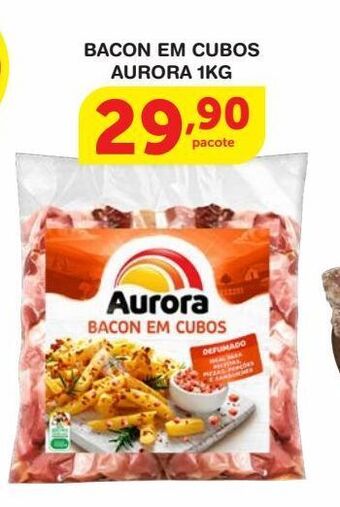 Roldão Bacon em cubos aurora 1kg oferta