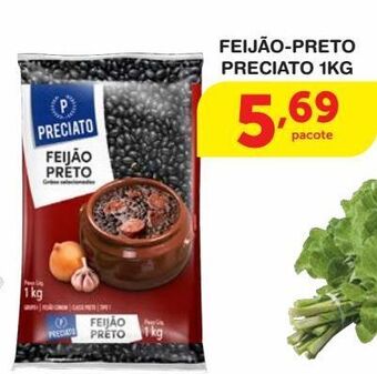 Roldão Feijão-preto preciato 1kg oferta