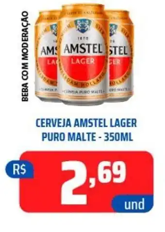 Tatico CERVEJA AMSTEL LAGER PURO MALTE-350ML oferta