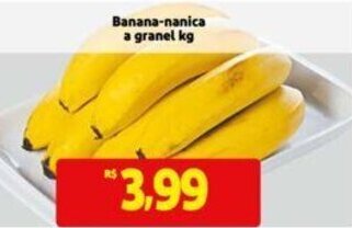Extra Supermercado Banana-nanica a granel kg oferta