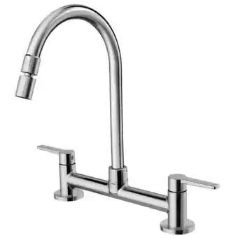 Misturador para cozinha de mesa bica alta gali cromado