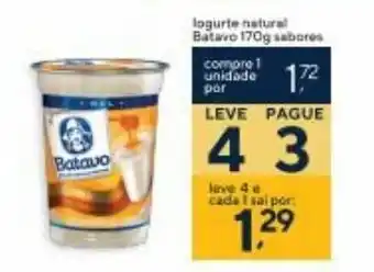 Coop Iogurte natural Batavo 170g oferta