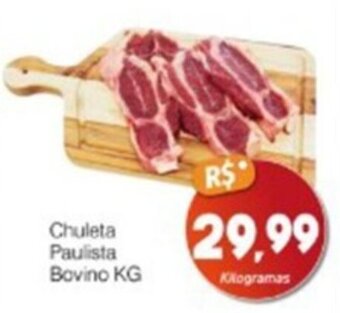 Supermercado Bem Barato Chuleta Paulista Bovino KG oferta