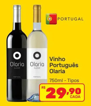 Supermercados Condor Vinho Português Olaria 750ml - Tipos oferta