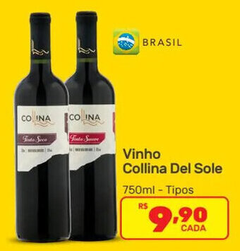 Supermercados Condor Vinho Collina Del Sole 750ml - Tipos oferta