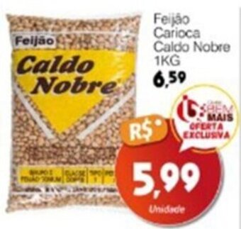 Feijão Carioca Caldo Nobre 1kg