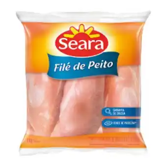 Filé de peito de frango congelado iqf seara 1kg