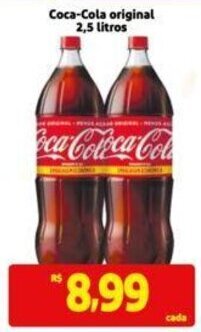 Extra Supermercado Coca-Cola original 2,5 litros oferta