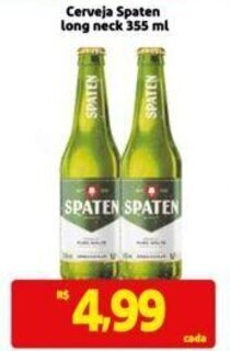 Extra Supermercado Cerveja Spaten long neck 355 ml oferta