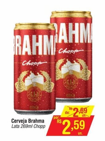 Fort Atacadista Cerveja Brahma Lata 269ml Chopp oferta