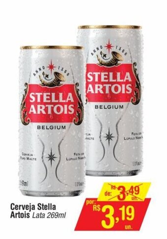 Fort Atacadista Cerveja Stella Artois Lata 269ml oferta
