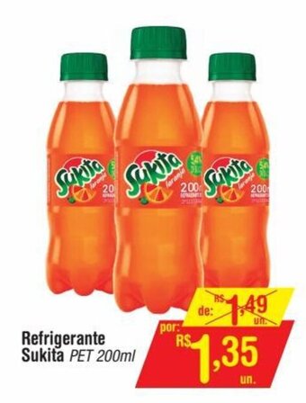 Fort Atacadista Refrigerante Sukita PET 200ml oferta