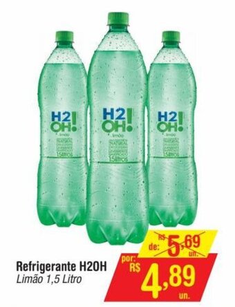 Fort Atacadista Refrigerante H2OH Limão 1,5 Litro oferta