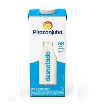 Carvalho Supermercado Leite piracanjuba desnatado 1l oferta