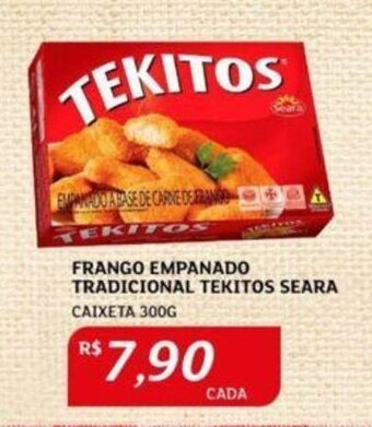 Assaí Atacadista FRANGO EMPANADO TRADICIONAL TEKITOS SEARA CAIXETA 300G oferta