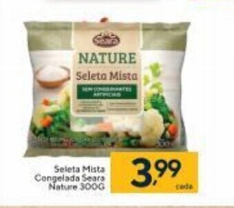 Seleta Mista Congelada Seara Nature 300g