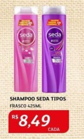 Assaí Atacadista SHAMPOO SEDA TIPOS FRASCO 425ML oferta