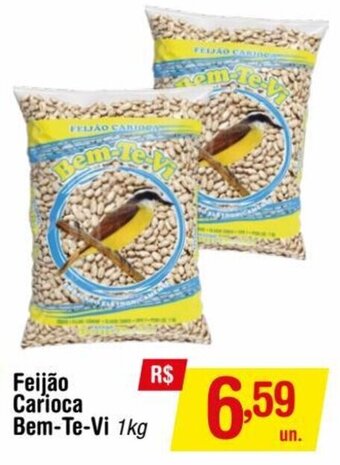 Fort Atacadista Feijão Carioca Bem-Te-Vi 1kg oferta