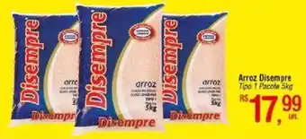 Fort Atacadista Arroz Disempre Tipo 1 Pacote 5kg oferta