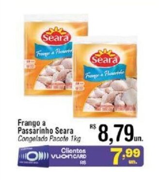 Fort Atacadista Frango a Passarinho Seara Congelado Pacote 1kg oferta