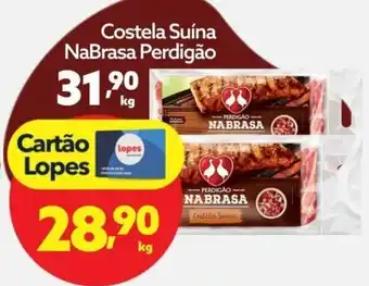 Lopes Supermercados Costela Suína NaBrasa Perdigão kg oferta
