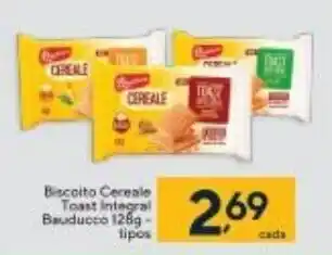 Coop Biscoito Cereale Toast Integral Bauducco 128g oferta