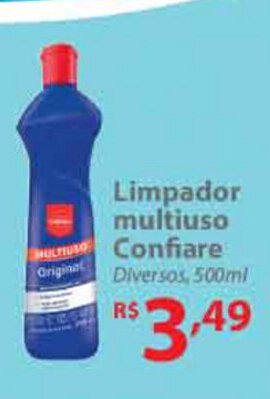 Nacional Limpador multiuso Confiare 500ml oferta