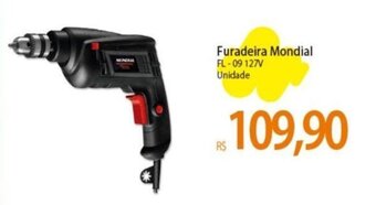 Atacadão Furadeira Mondial FL-09 127V Unidade oferta