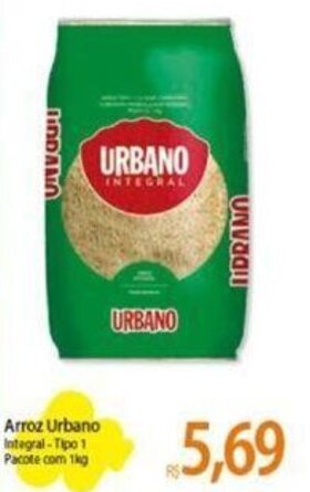 Atacadão Arroz Urbano Integral-Tipo 1 Pacote com 1kg oferta