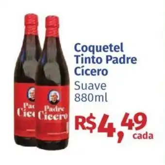 Supermercados Mateus Coquetel Tinto Padre Cícero Suave 880ml oferta