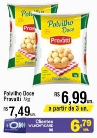 Fort Atacadista Polvilho Doce Provatti 1kg oferta