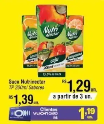 Fort Atacadista Suco Nutrinectar TP 200ml Sabores oferta