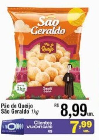 Fort Atacadista Pão de Queijo São Geraldo 1kg oferta